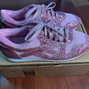 Pink Glitter Sneakers - Women's Size 11 (43 UK)